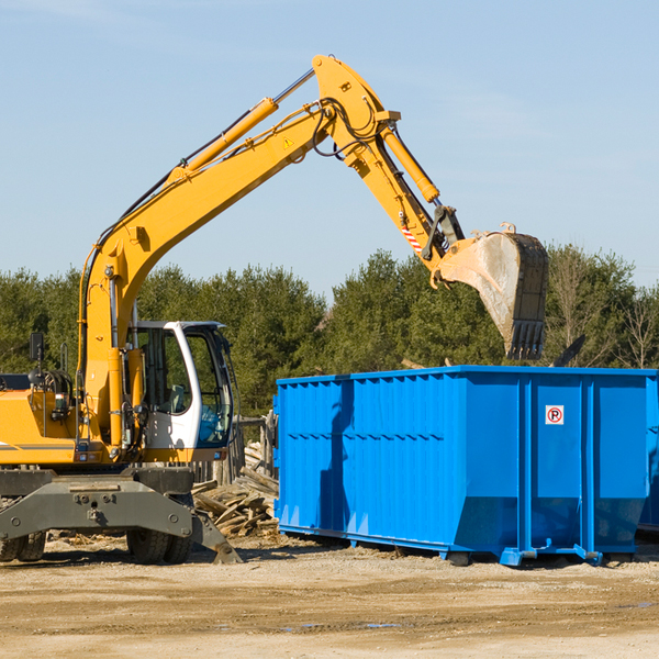 how does a residential dumpster rental service work in St James